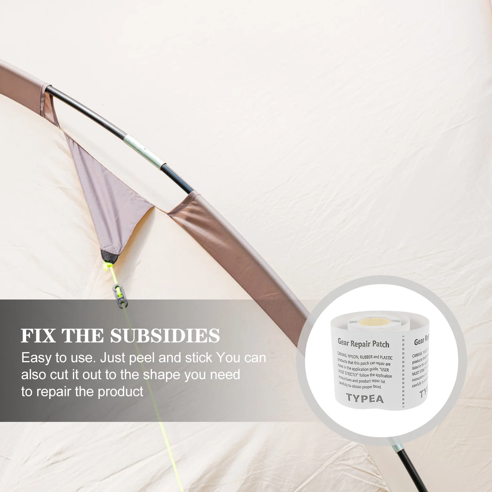 

1 Roll Tpu Waterproof Patch For Inflatable Tent Swim Ring Repair Adhesive Leakproof Sticker Outdoor Diy Mend Tape Camping Hiking