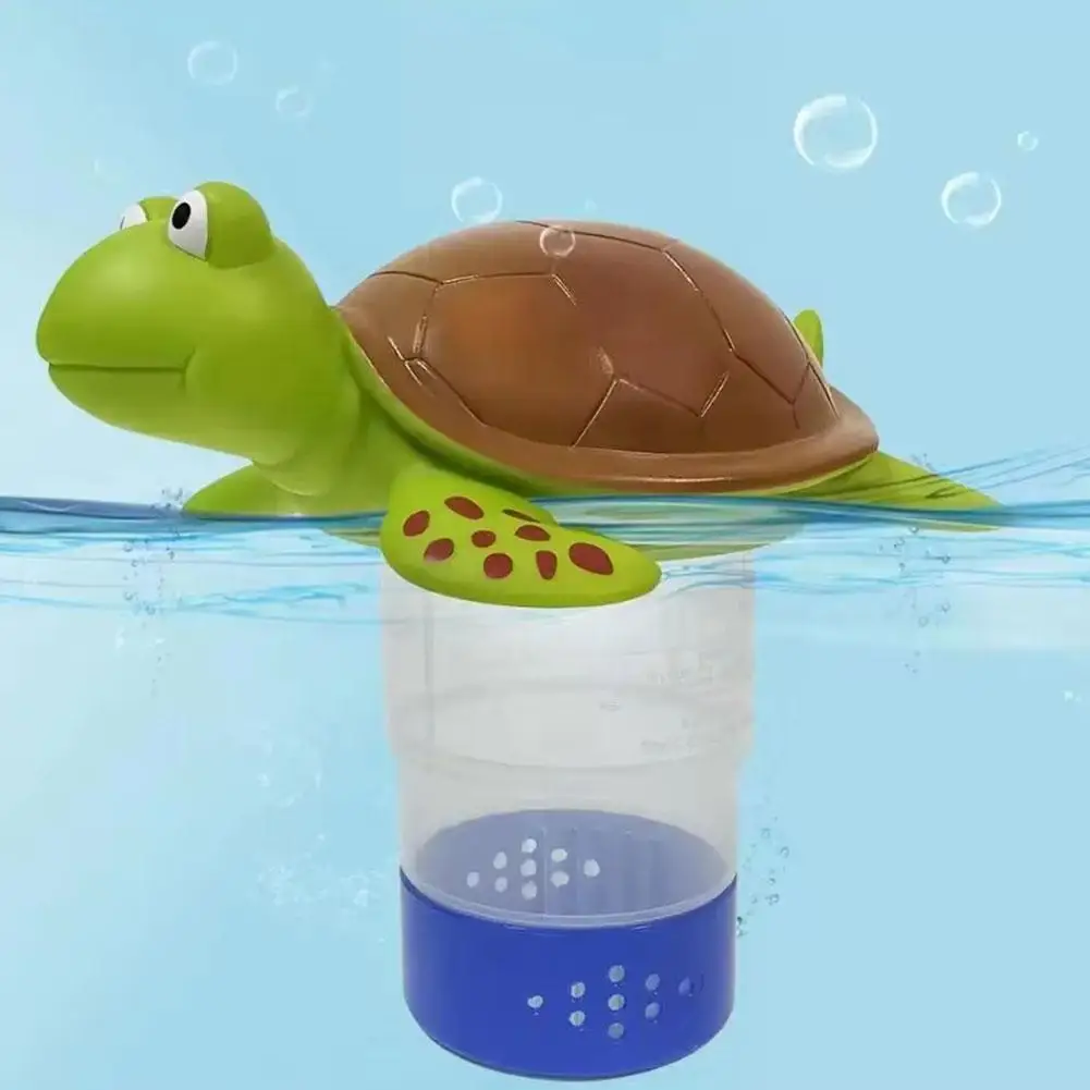 Pool Float Medicine Sea Turtle Float Chlorine Tablets Solve Water Quality Problems Convenient And Safe Dispenser Pool Decor