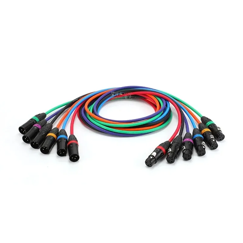 

Microphone Balanced XLR RCX3F-M-Series Female Head To 6.35mm Male Jack 1/8 Inch Fever Audio Cable For Mixing Console, Amplifer,