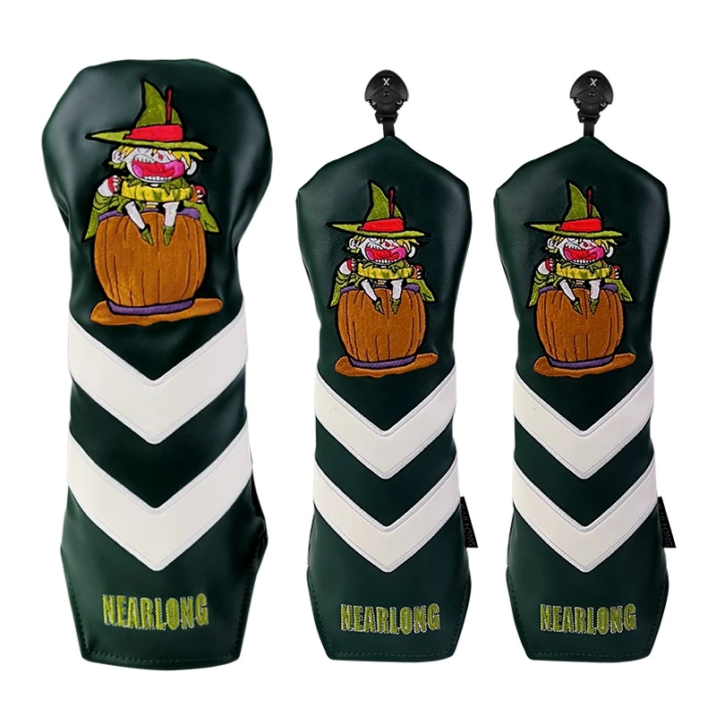 Waterproof Golf Wood Headcover, Leather Driver, New, UT, 1, 3, UT, 3 Pcs Set