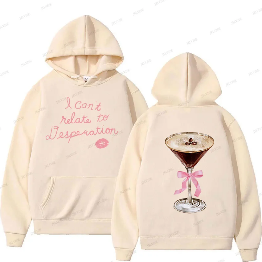 Sabrina Carpenter Can\'t Relate Espresso 2024 New Hoodie Men Women Retro Aesthetic Fashion Oversized Sweatshirt Pullover Hooded