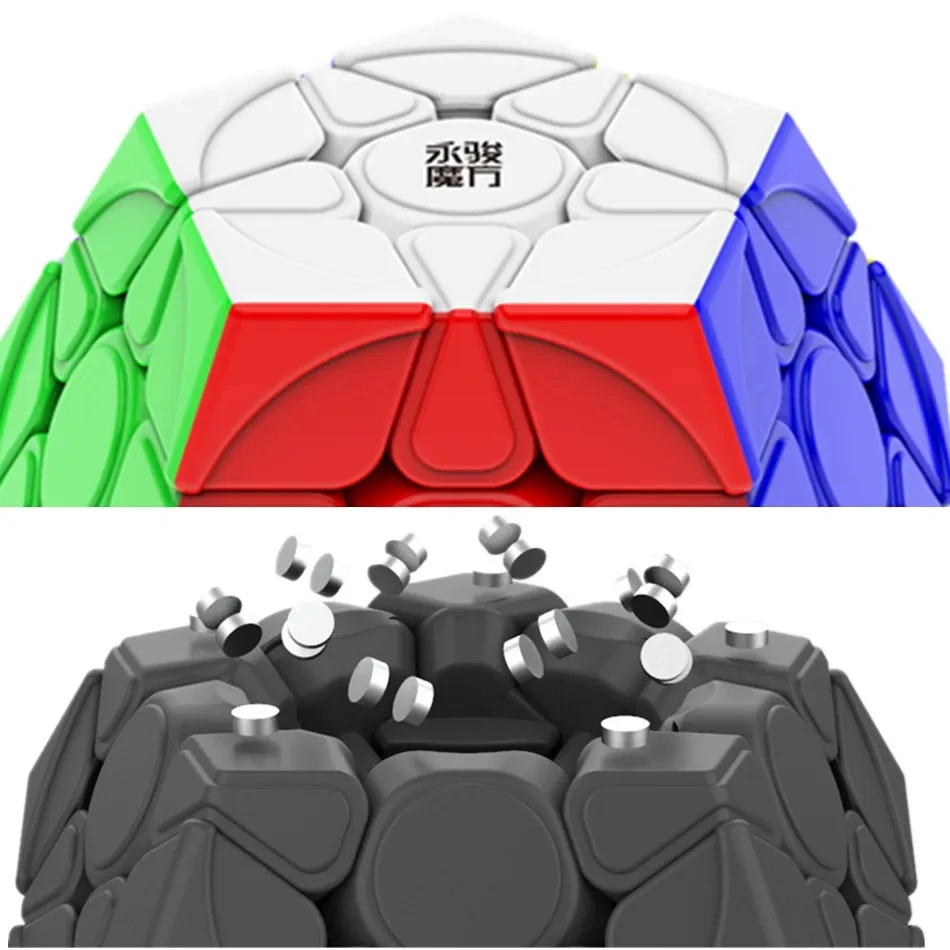 Yongjun Yj Yuhu M V2M 3x3 Wumofang Megaminx Specjalna magnetyczna kostka magiczna Dobrej jakości zabawki Megaminxeds dla dzieci Prezent edukacyjny