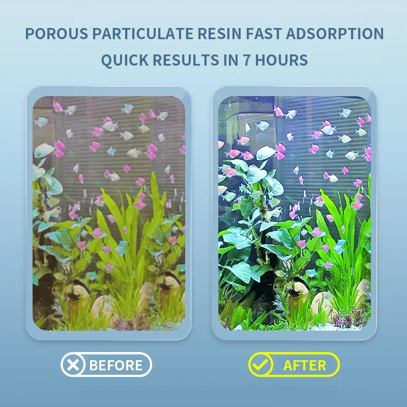 Yee Protein Cotton Aquarium Filter Material Remove Yellow Water Decontamination Pill Purification Artifact