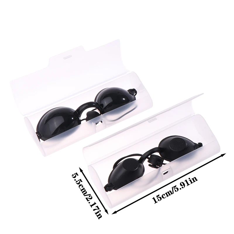 1Pc Verstelbare Zachte Zonnebril Zonnebril Zonnebril Bril Strand Uv Huid Tanning Oogbescherming Uv Schild Bril Zwart