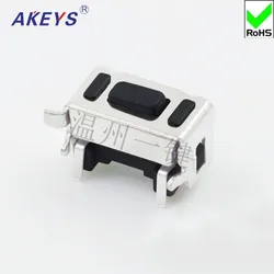 10pcs TS-B024 tact switch 2 foot patch 3*6 square shrapnel with bracket side press smt induction cooker accessories button