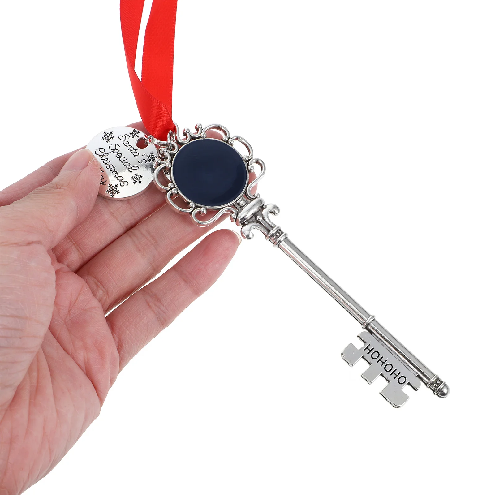 3 قطعة سلسلة المفاتيح زخرفة عيد الميلاد سبيكة شجرة عيد الميلاد قلادة ديكور معلق للمفاتيح أكياس السيارات الإبداعية هدية عطلة الإمدادات #3