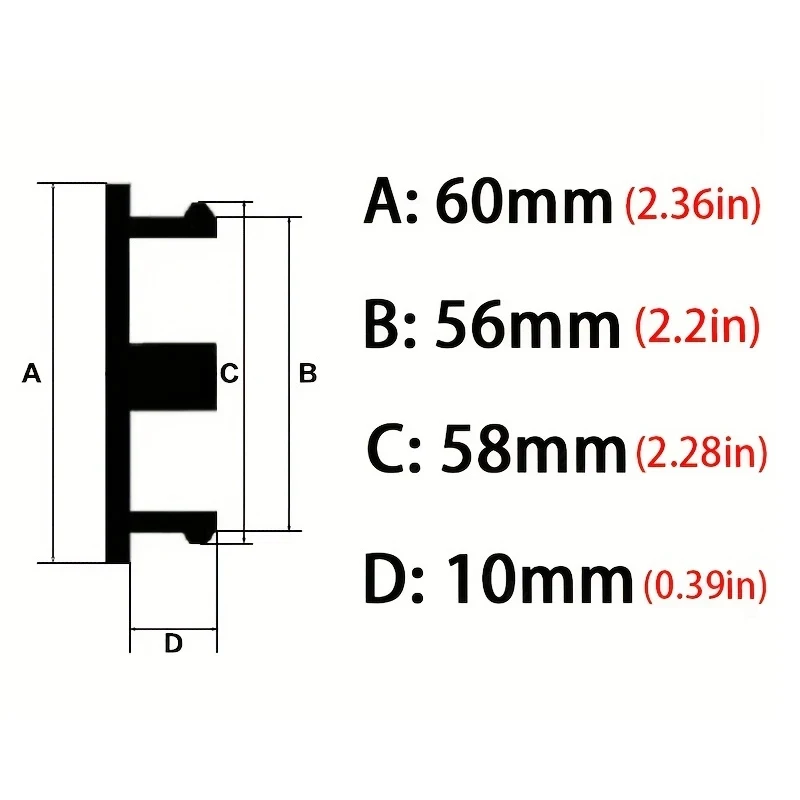 54mm/60mm 4Pcs Car Wheel Center Hub Cap Rim Cover For Mini Cooper Countryman Clubman F56 F55 R55 R56 R60 F60 Auto Accessories