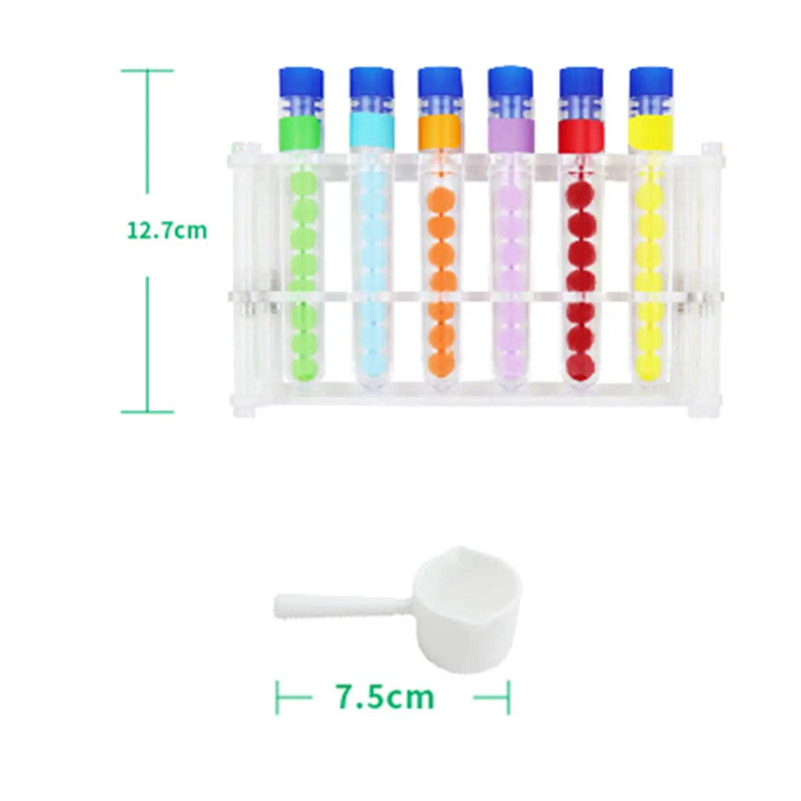 Color Sorting Counting Toy Test Tube with Stand for Boys Girls Holiday Gifts