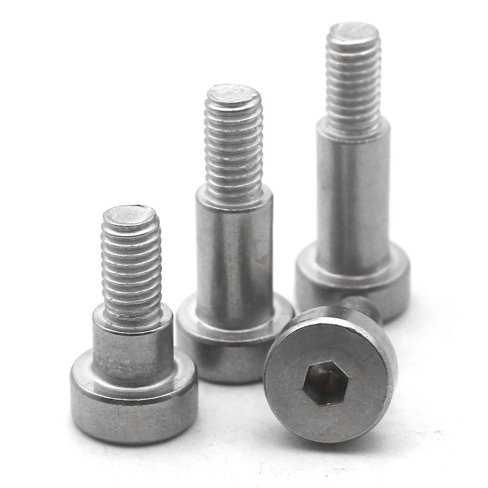 5pcs/lot M2 M2.5 M3 M4 M5 M6 M8 M10 304 Stainless Steel Hex Socket Shoulder Bolts Step Screws Limit Pins Set Screws Machinery