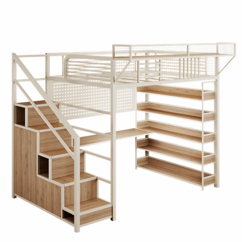 

Upper bunk suspended bed storage second floor bedroom elevated bed homestay new model