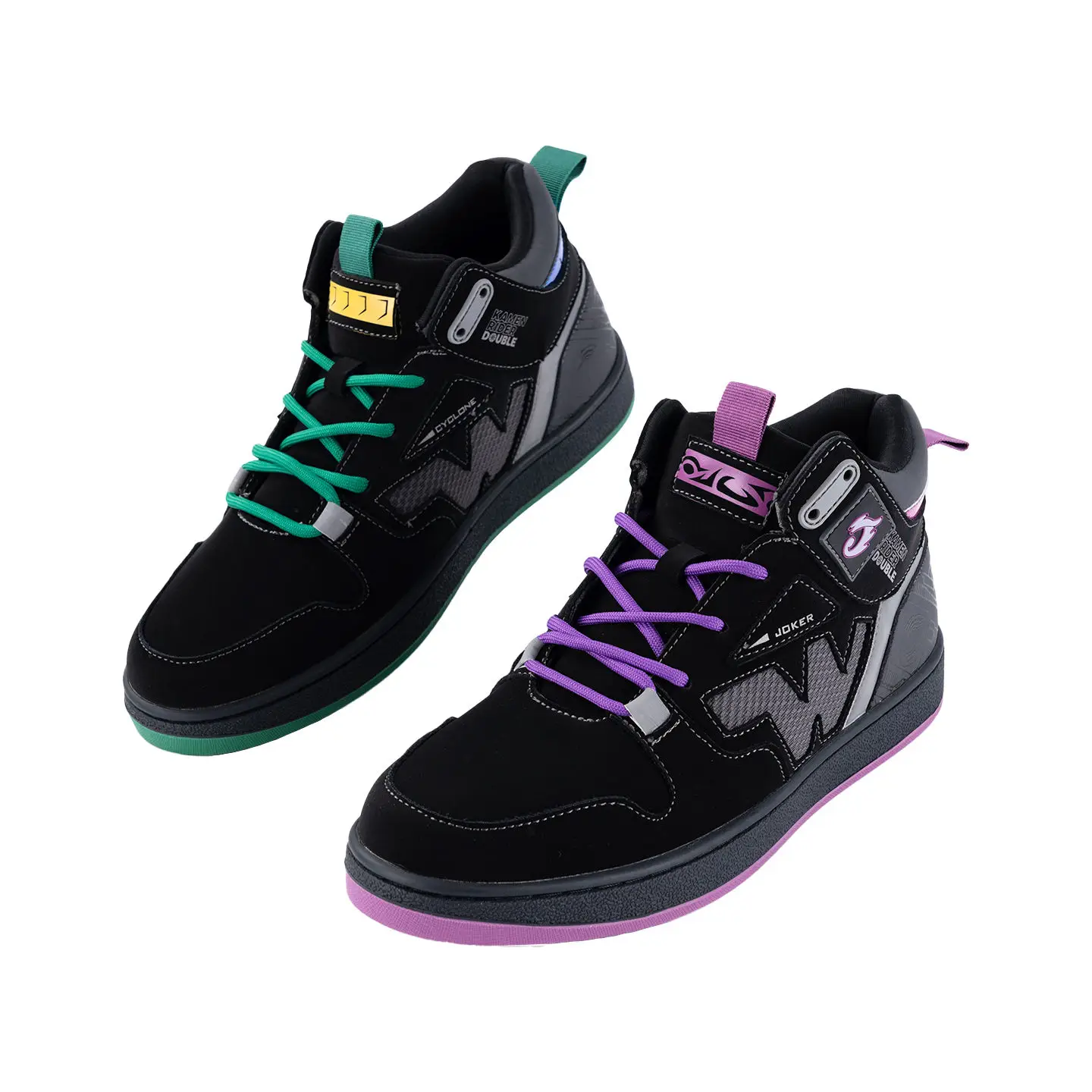 

Genuine Kamen Rider Double Riding Impression Casual Boy's Shoes Medium Top Platform Sports Versatile Board Shoe