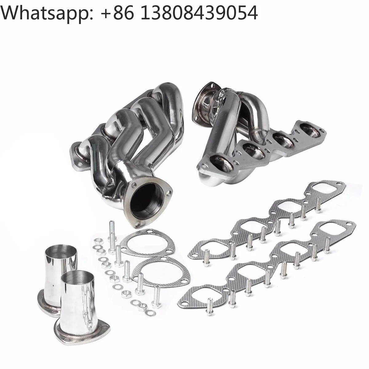 New Exhaust Pipe Stainless Steel for Chevy Big Block 396/402/427/454/502 Exhaust Manifold Shorty Racing Header EH28624