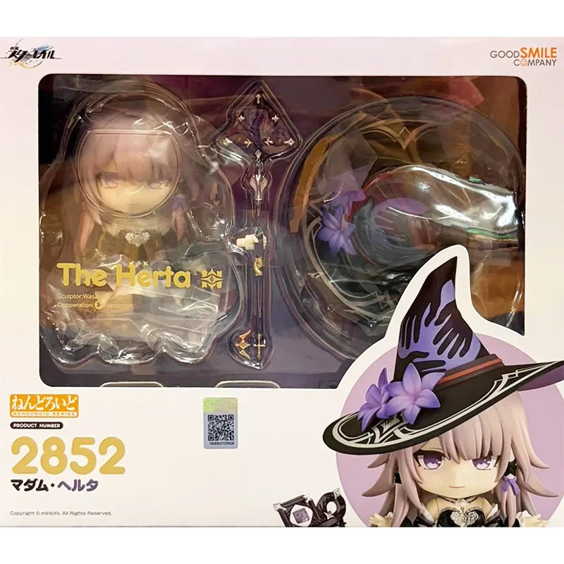 GSC Nendoroid 2852 Honkai: Star Rail The Herta Movable Figure Lovely Collectible Toy Anime Peripheral Action Doll Gift For Fans