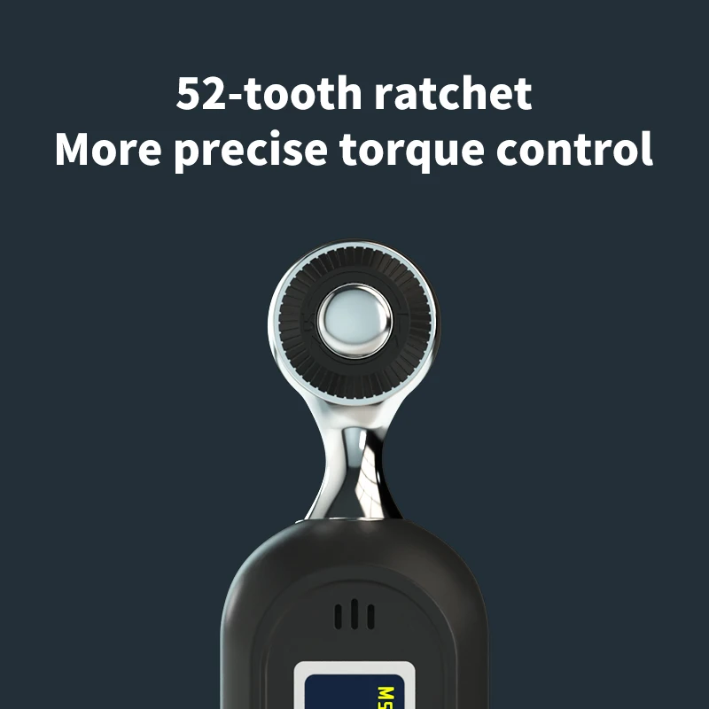Professional Calibrated Torque Wrench - Color Display, Presetable Value + Sound-Light Alarm