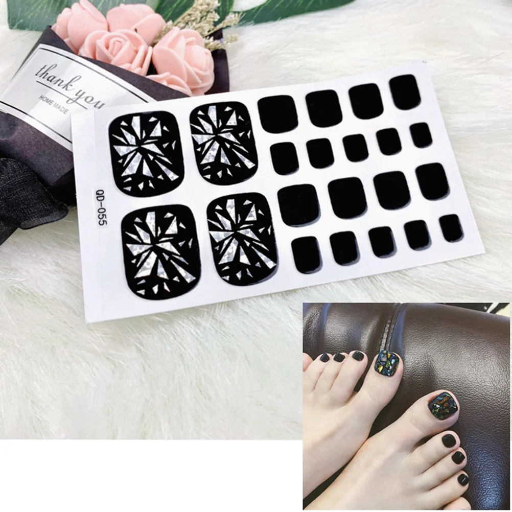 

6 Sheets Waterproof Nail Stickers Special Pattern DIY Nail Art Decals for Women Party Halloween Christmas Birthday