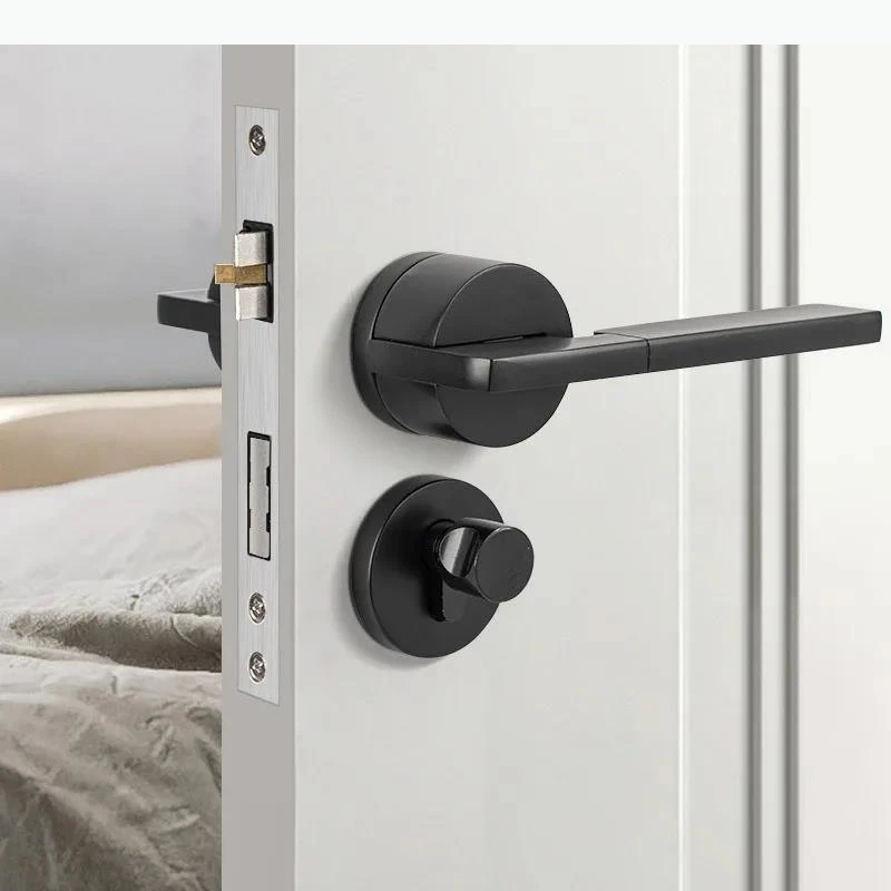 

Indoor Metal Door Lock Universal Split Lock Locks Bedroom Silent Locks Wooden Door Handle Door Hardware Accessories
