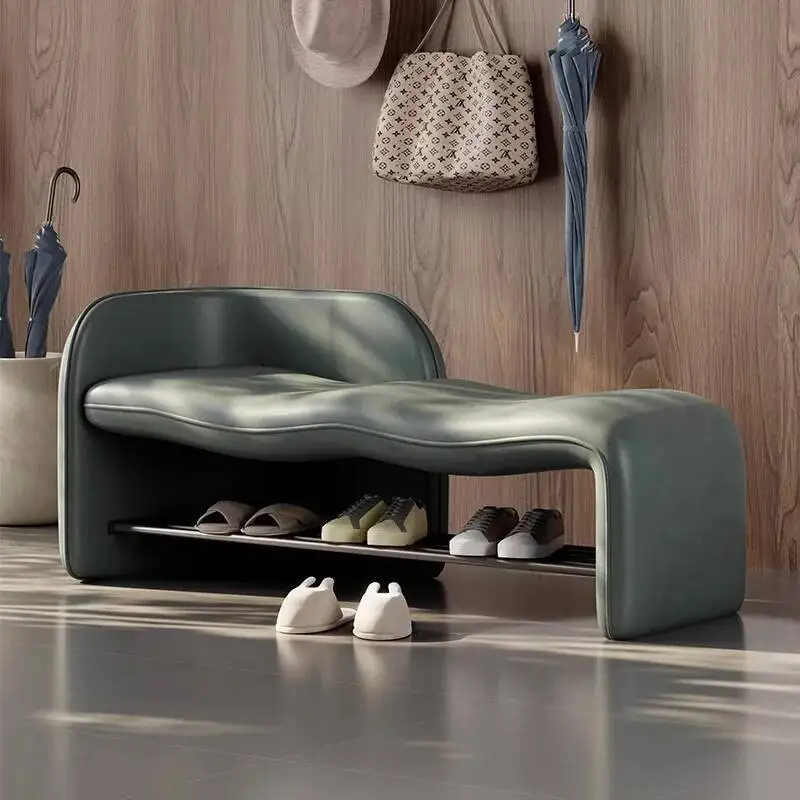 

Bedroom Luxury Clothing Designer Shoe Slippers Cabinet Modern Shoe Shelf Headboards Bench Box Makeup Gabinete Entrance Furniture