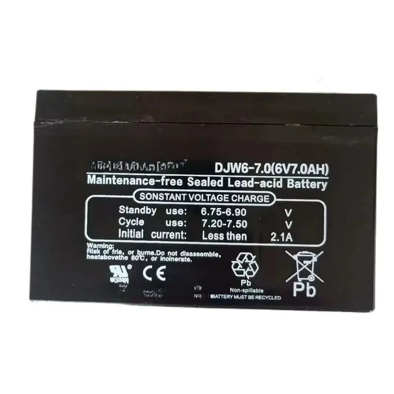 New Premium DJW6 7 6V 7.0AH Maintenance Free Storage Battery For Electric Vehicles Scooters UPS