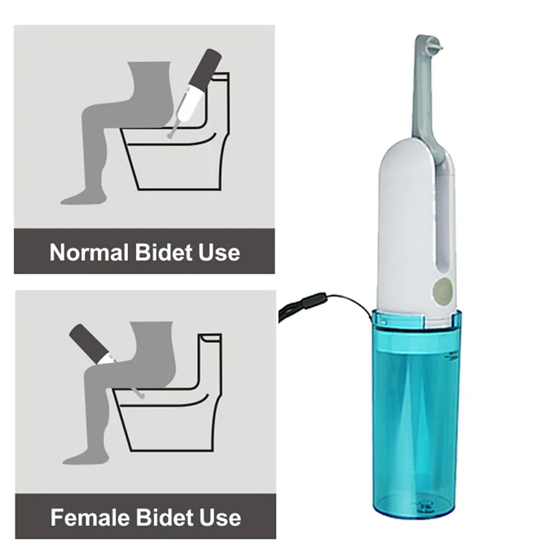 Imagem -04 - Viagem Limpeza Portátil Automático Elétrico Bidé Pulverizador Viagem Duche Spray Usb Feminino Bebê Personal Cleaner Higiene 230ml