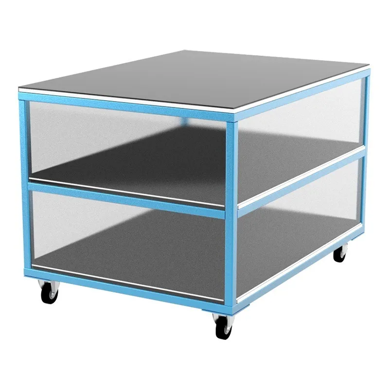 

Silent mobile tool cart workshop storage multi-function trolley