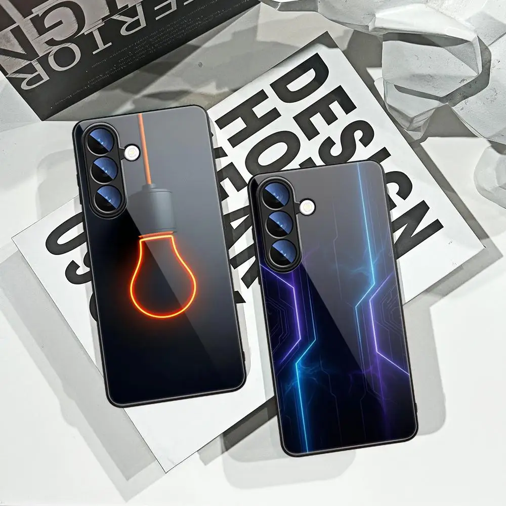 HD Special pattern Phone Case For Samsung Galaxy S26 Ultra S25 FE S24 S23 S22 Plus S25 Edge S21 Note20 Tempered Glass Covers