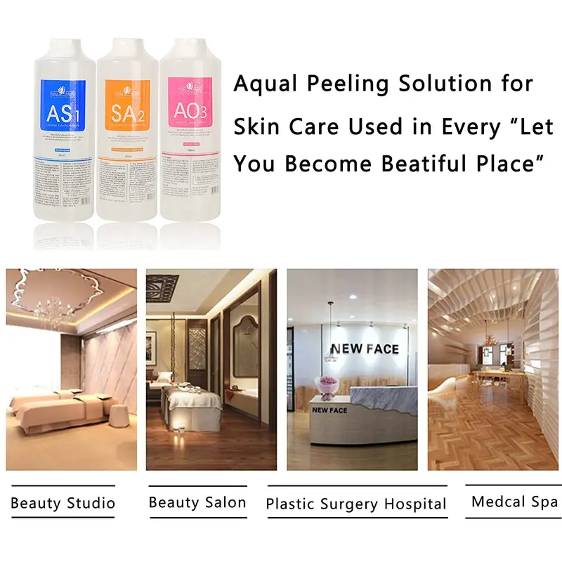 Soro Facial Hydra Líquido Aqua Peel 1200ml para Máquina de Beleza — foto 3