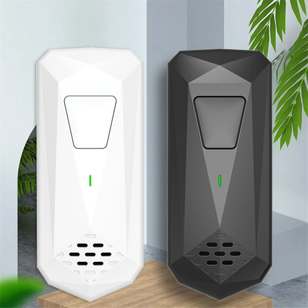 Heißer Verkauf im Luftreiniger, tragbarer und leiser Negativ-Ionen-Luftreiniger für Zuhause, Schlafzimmer, Büro, Badezimmer und Haustiere, weißer EU-Stecker