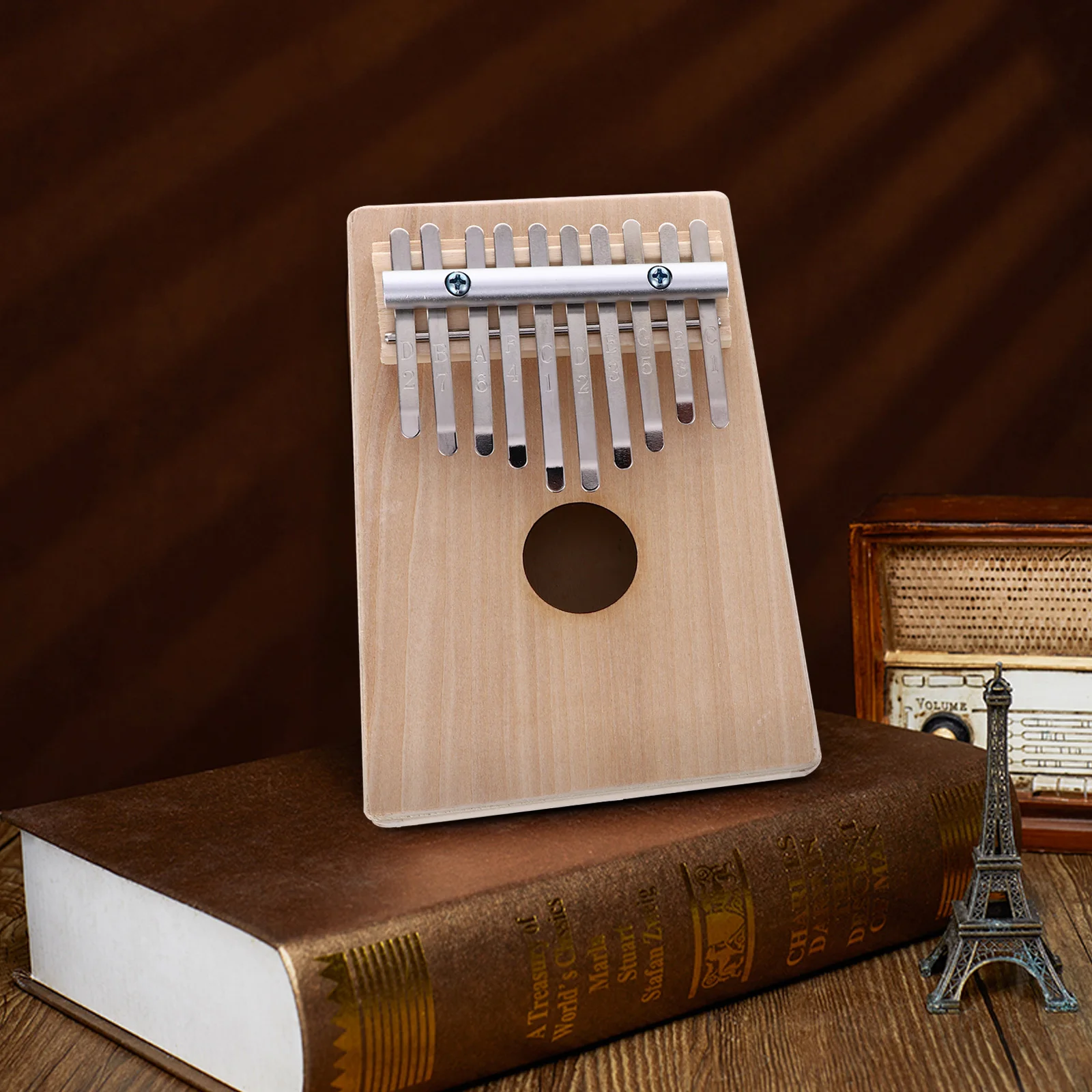 

1 set Thumb Piano 10 Keys DIY Hand Painted Kids Instruments Mini Kalimba Steel Tongue Drum Child Music Gifts Finger Piano Small
