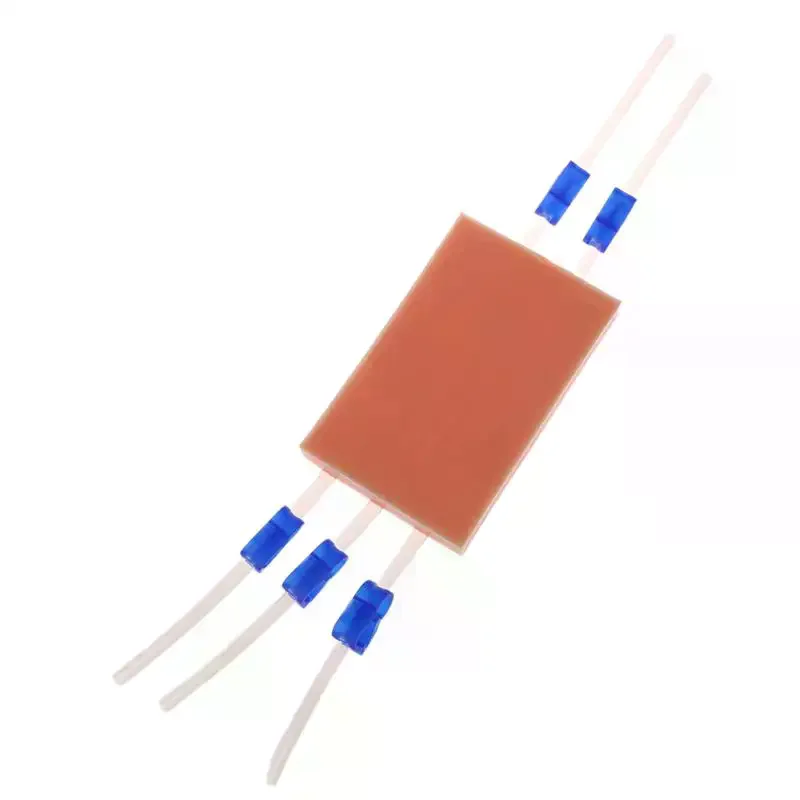 

Тренажер для венепункции и инъекций: имитация кожи человека, устойчивая к разрывам, портативная модель для отработки навыков наложения швов для студентов-медиков