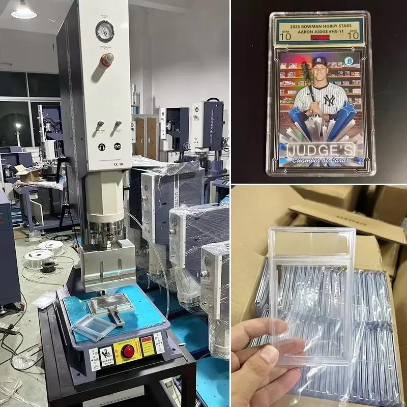 PSA Clear Graded Card Slab Ultrasonic Plastic Welding Machine for Sports Grading Card Acrylic Case Sealing DNA Sonic Welder