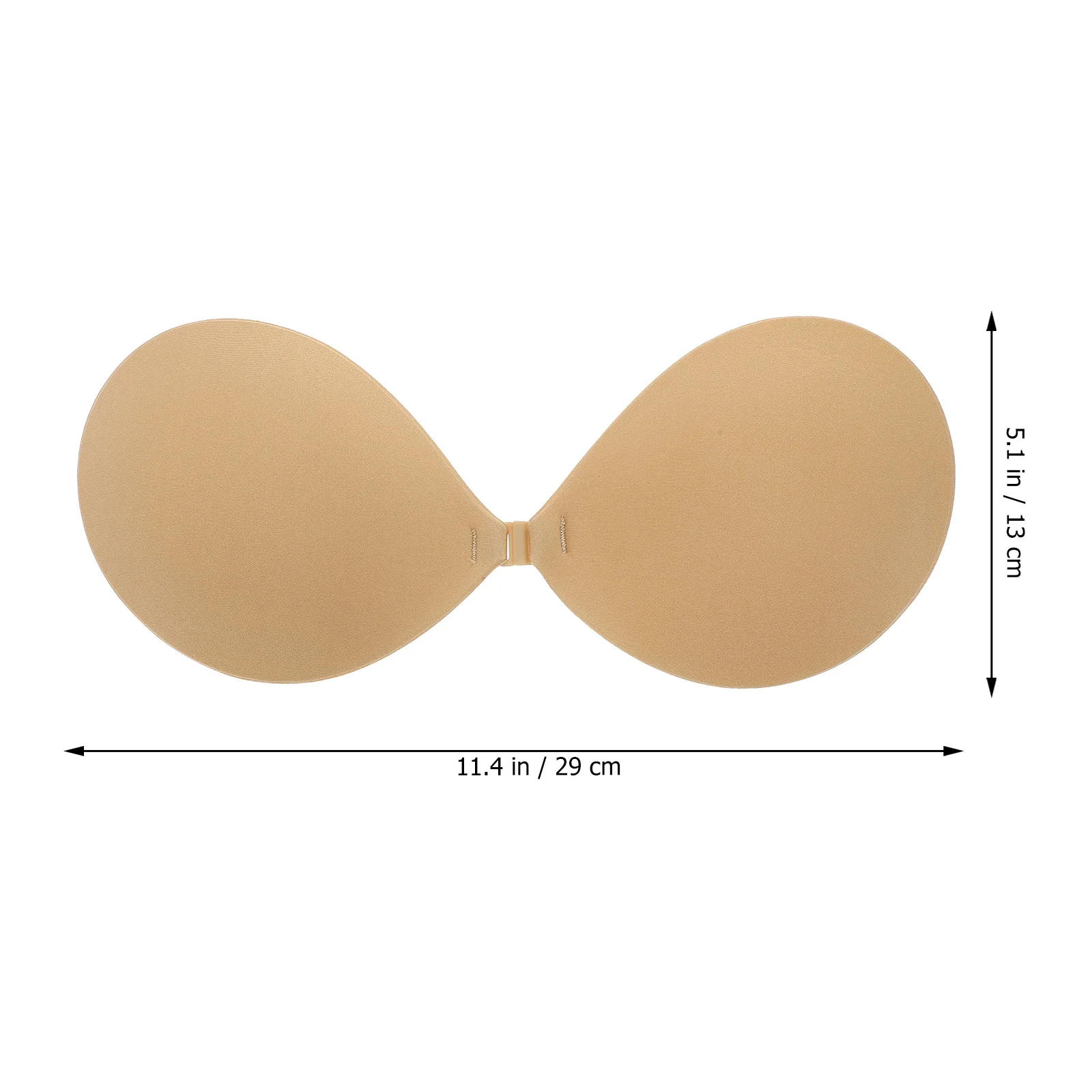 1 Paar unsichtbare BHs, schöner Push-Up-Stick, klebriger BH, trägerlos, rückenfrei, Hochzeitskleid, selbstklebender BH, unsichtbare BHs für Frauen