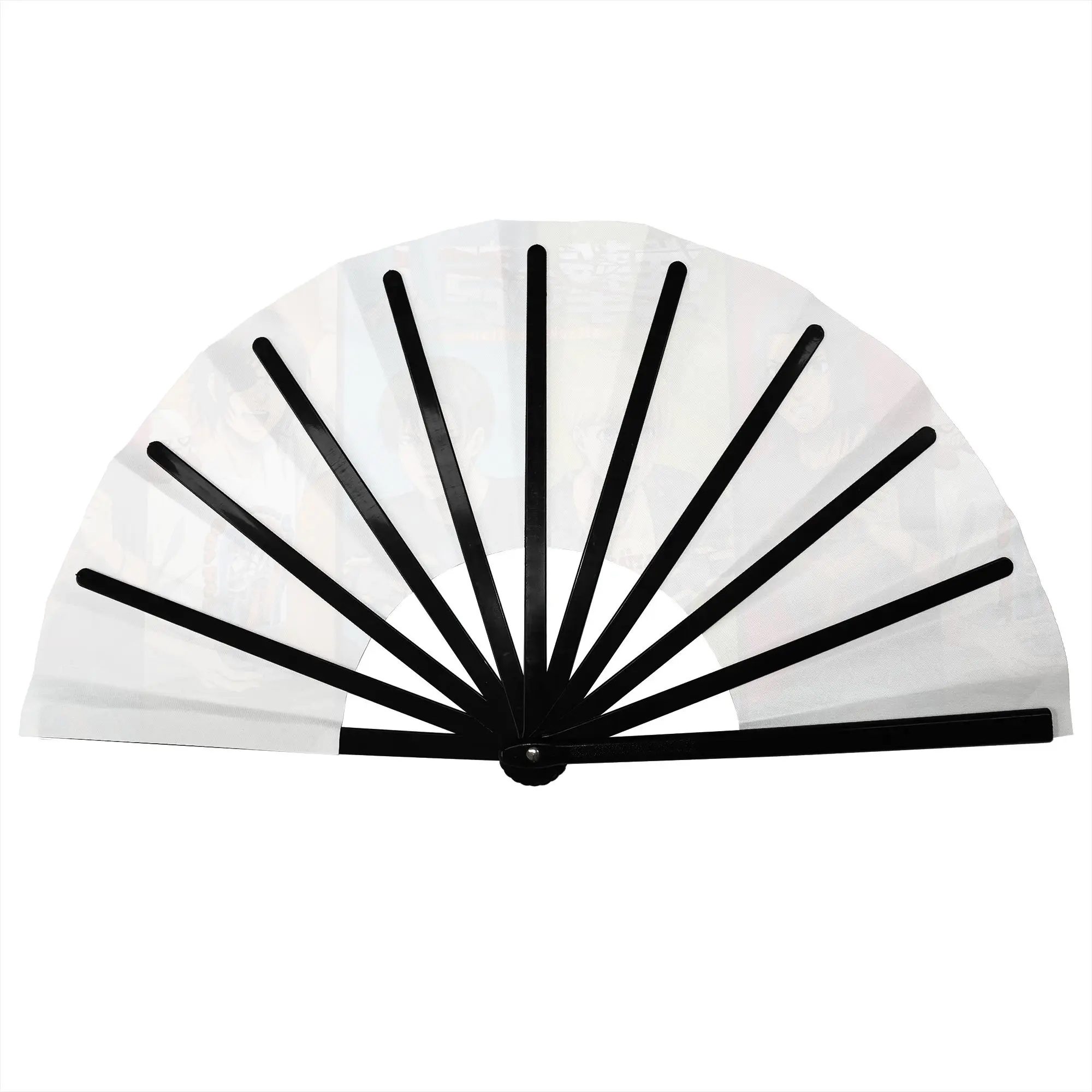 Hans Zoe Attack on Titan Levi Ackerman Folding Hand Fan Eren Yeager Polyester Fabric Fan Summer Accessory Decorative Fans