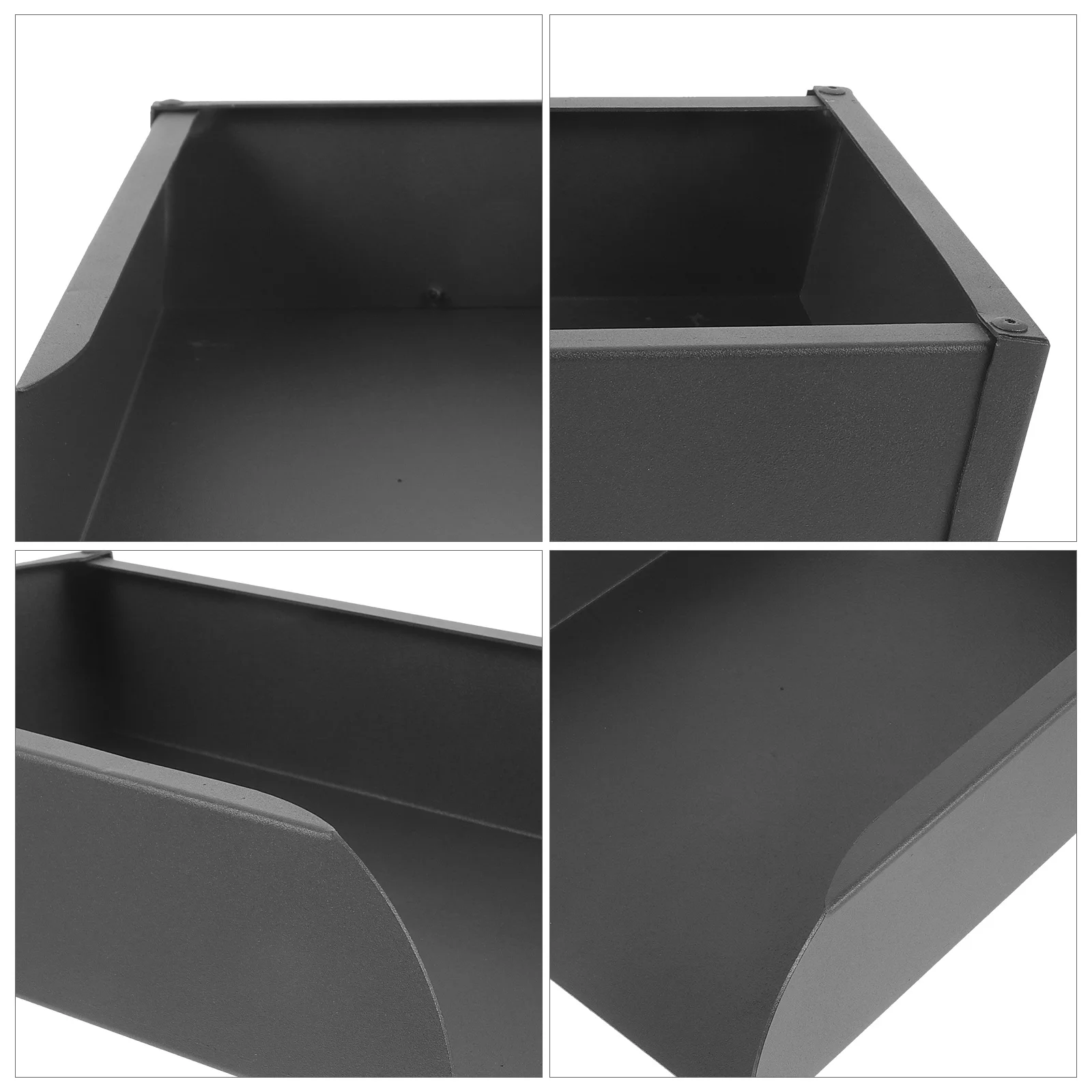 Aluminum Alloy Drain Downpipe 300x200x65mm Deep Gray Large Capacity Rainwater Catching System Gutter Splash Guards Concrete