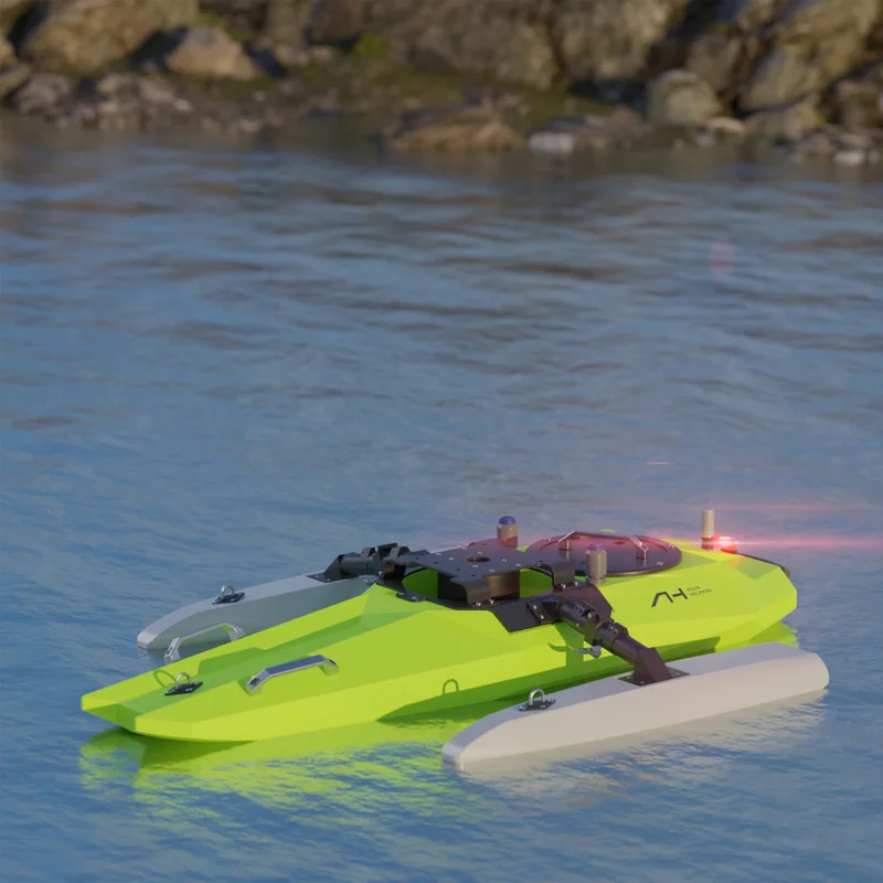 Unpowered unmanned surface vehicle with Canoe design