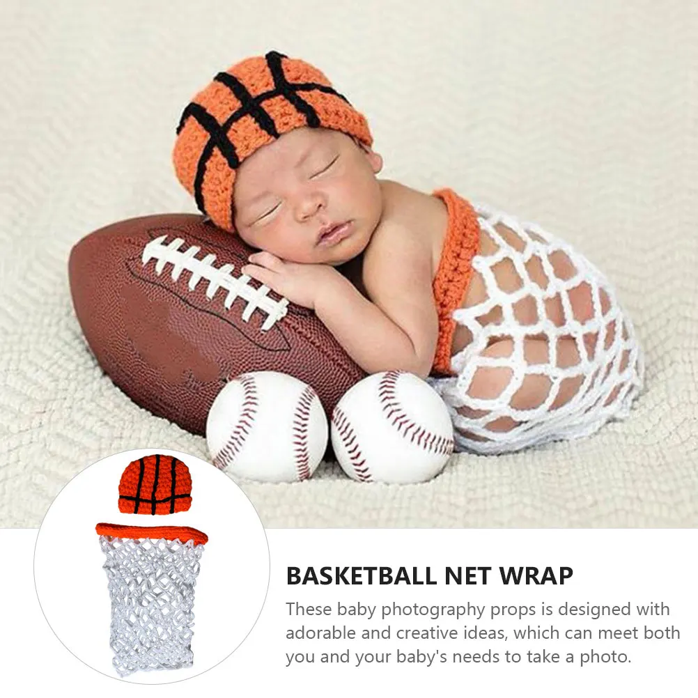 

1Set Photography Props Basketball Net Knitted Suit Costume Photo Clothes Photography Props Net Knitted Clothing