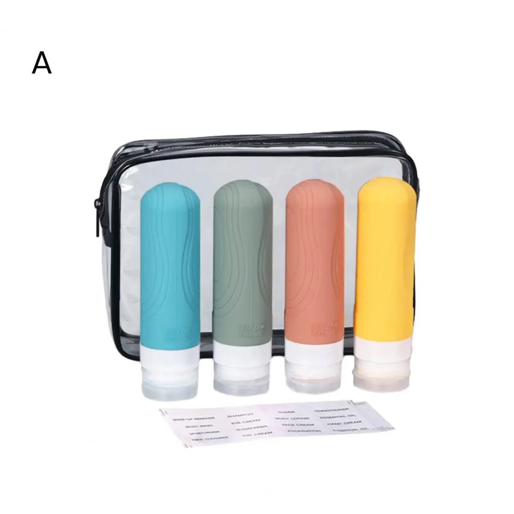 

Short Design Travel Bottles Reusable Travel Bottles with Capacity Easy-to-clean Design 90ml for Creams for Travel for Travel