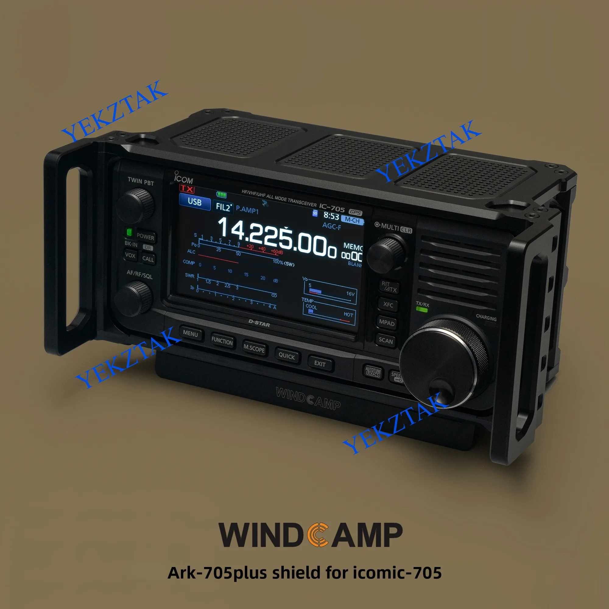 Image of WINDCAMP ARK-705 PLUS Schutzgehäuse, speziell entwickelt für das ICOM IC-705 Kurzwellenradio