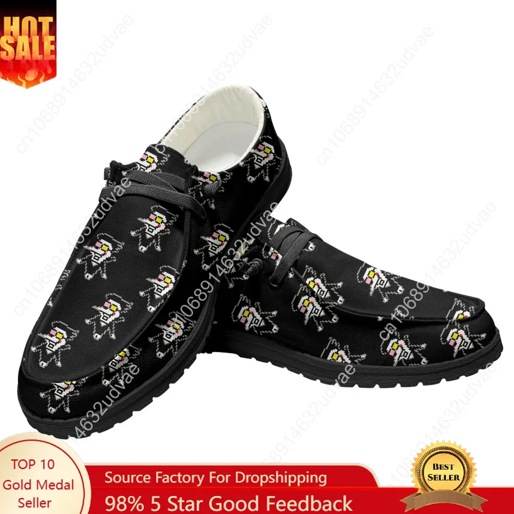 

Deltarune Spamton Undertale Casual Shoes Flat Shoe Men Woman Breathable Casual Lightweight Footwear Couple Custom Made Shoe