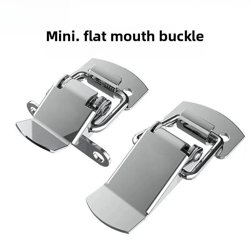 304 Stainless Steel Thickened Flat Mouth Hook Clasp Hardware Latch For Storage Box Medical Sterilization Box