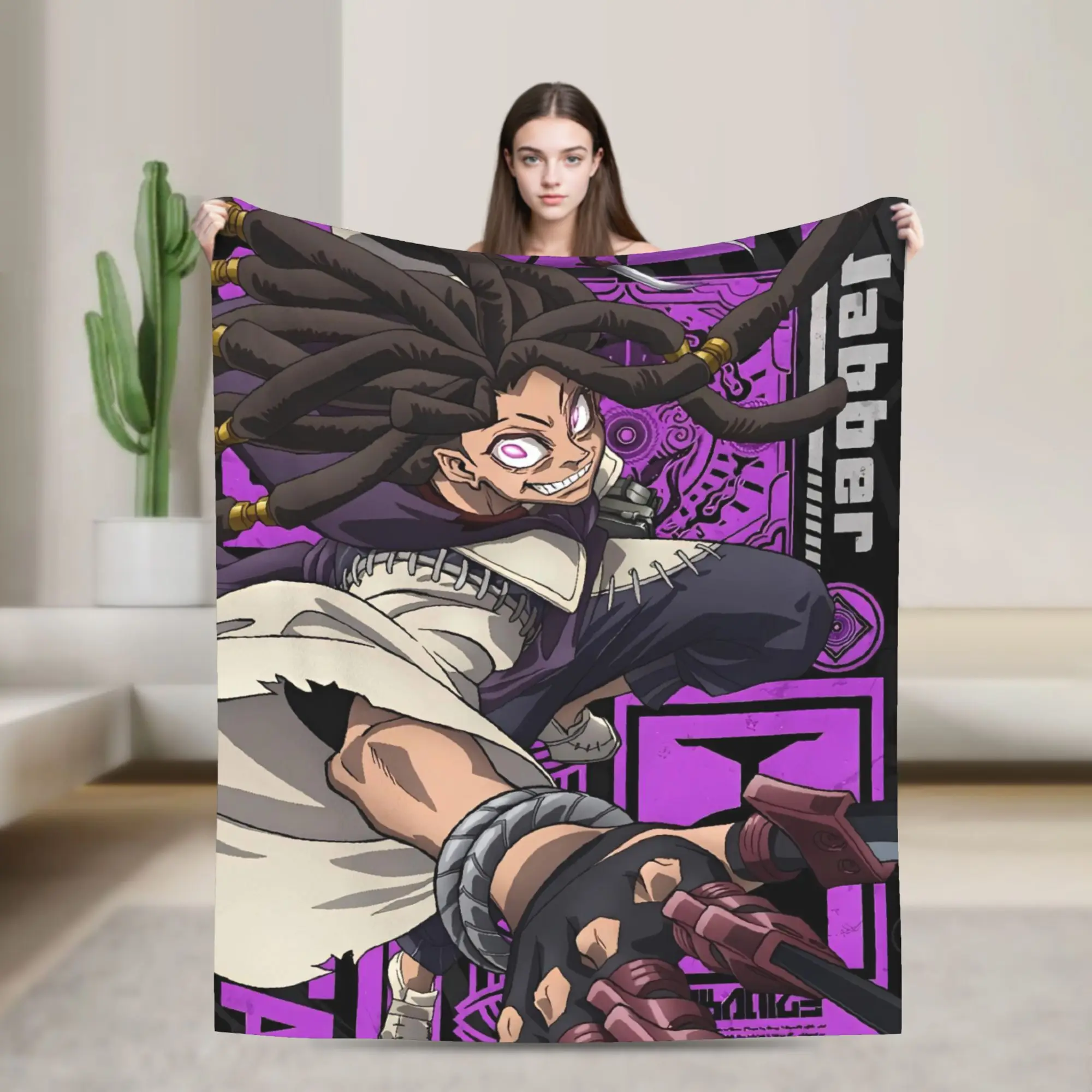 

Gachiakuta Manga Rudo Blanket Quality Soft Throw Blanket Winter Travel Home Decor Funny Bedspread