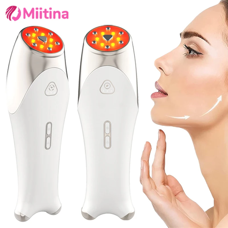 

Face Lift Devices EMS Microcurrent Skin Rejuvenation Women Face Massager Light Therapy Anti Aging Wrinkle Spa Beauty New Machine
