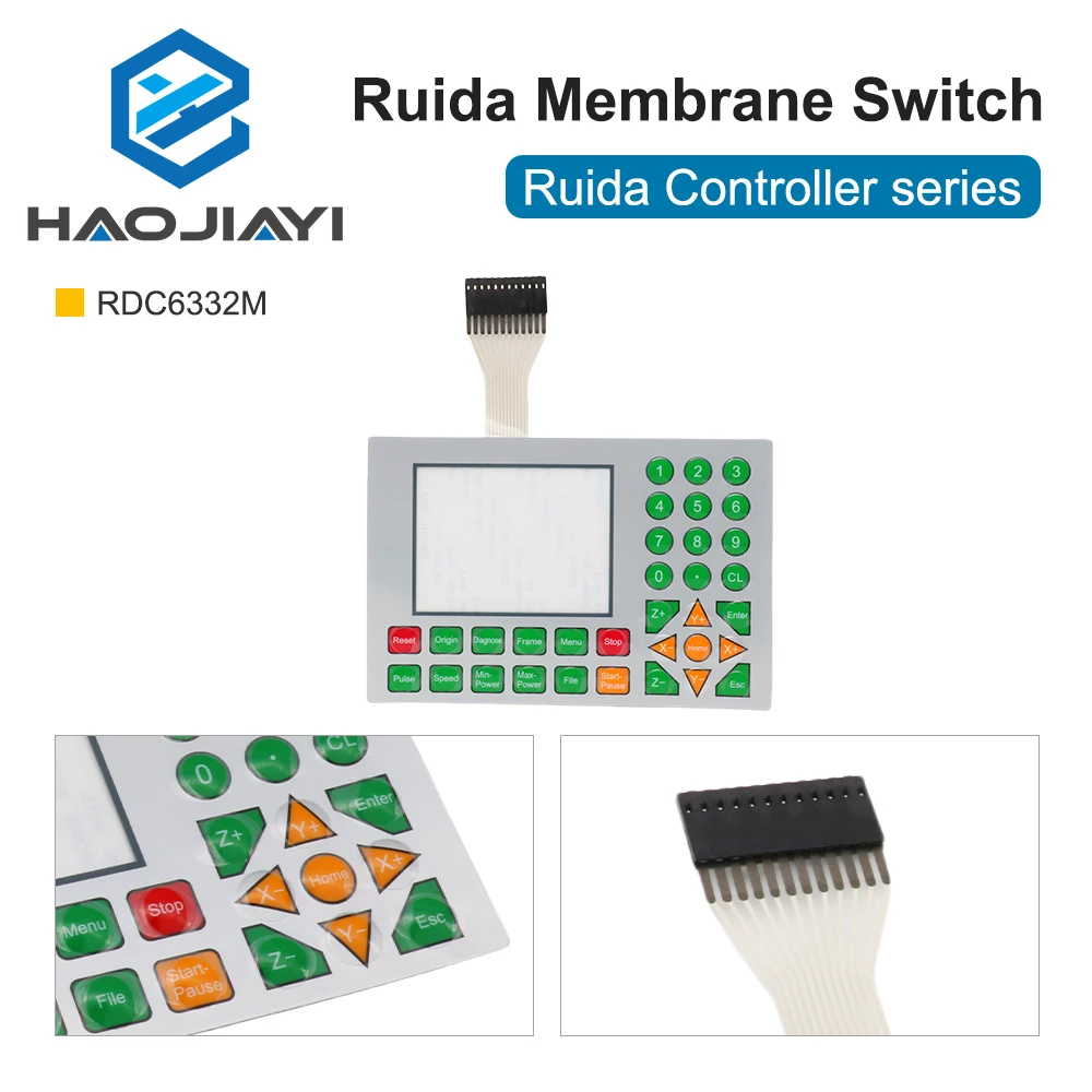 Ruida Membrane Switch for Ruida RDC6445S RDC6445G RDC6445GZ RDLC320-A RDC6332G RDC6332M RDC6442S RDC6442G Key Film Keyboard Mask