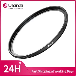 Ulanzi UV01 Protective UV Filter Shatterproof Camera Lens Filters 5.5mm Ultra-Slim Aluminum Rim