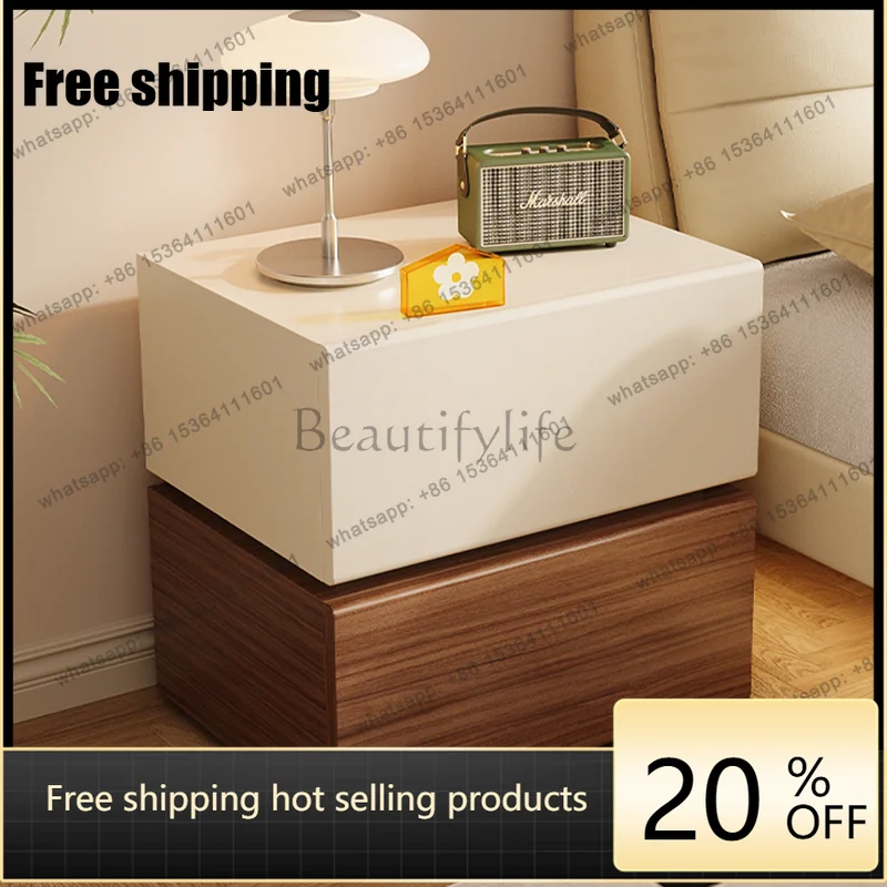 FGLuxury Delicacy Design Premium Storage Elegant Bedside Table Unique Bed Table Creative Bedroom Furniture Wohnzimmertisch