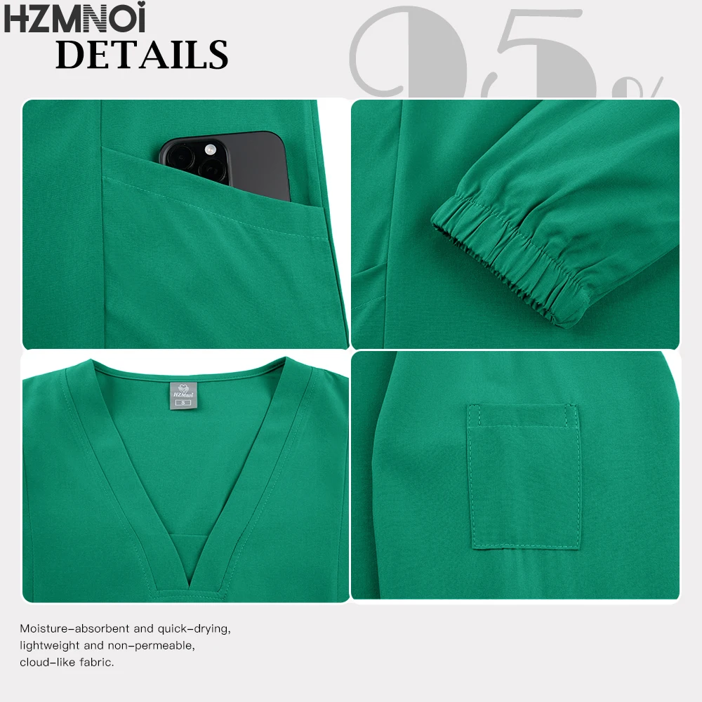 Neuer medizinischer Laborkittel, chirurgische Uniform, Krankenhaus-Zahnarzt, Klinik, Salon, Apotheke, Haustieranzug, Scrubs, Laborkittel, Krankenschwesteruniform, Spa-Uniform