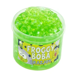 2.37oz Crystal Slime - Glitter Plastic Beads DIY Slime Set Crunchy Super Soft Non-Sticky Mud for Kids Ideal Birthday Party Favor