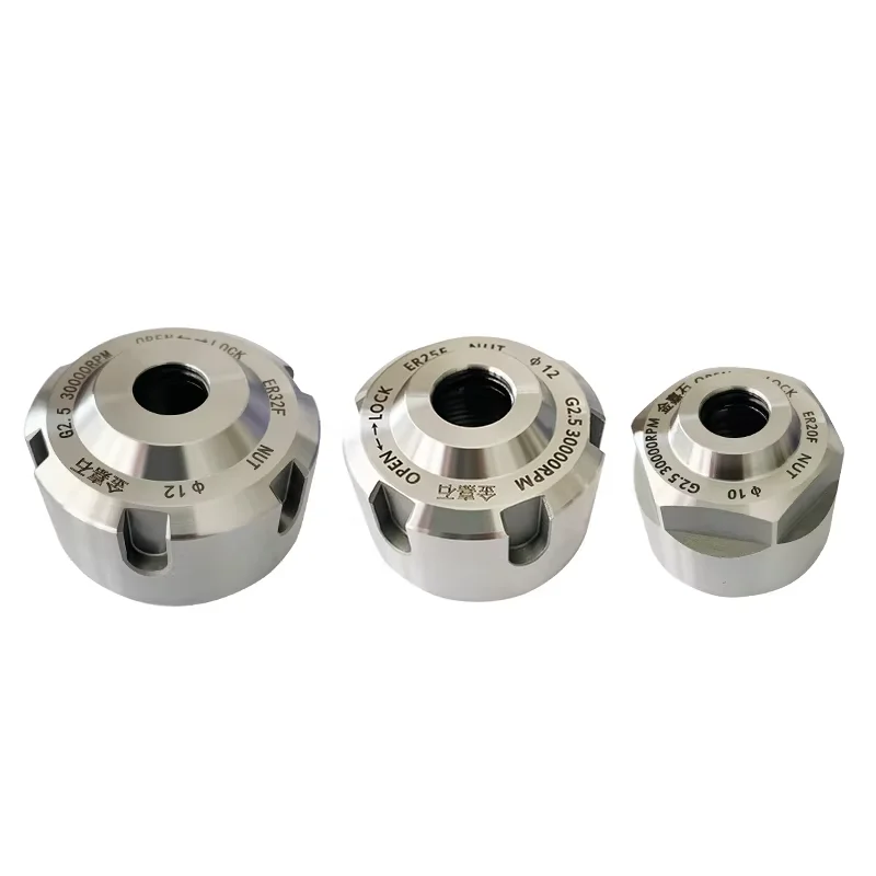 Picture 5: ER Mudproof Nut ER11 ER16 ER20 ER25 ER32 Nut Dustproof Nut ER Waterproof Nut Mudproof Nut Tool Holder Bracket Tool Collet Chuck