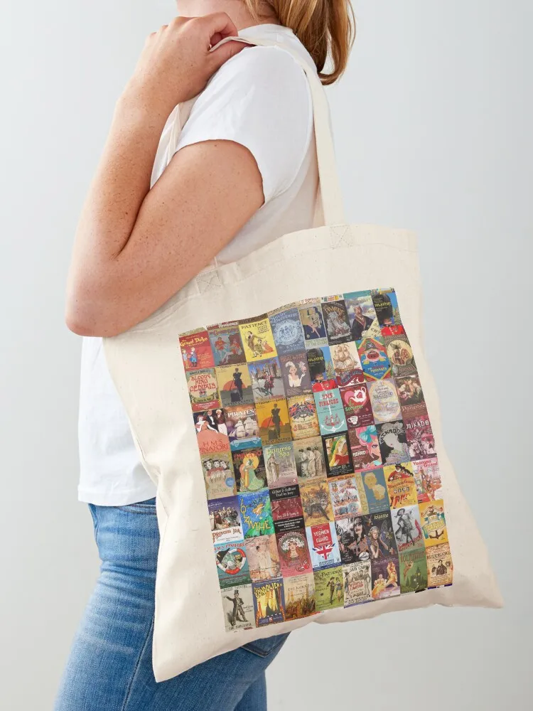 

Gilbert and Sullivan Opera Posters Tote Bag eco bag folding Lady bags great bag