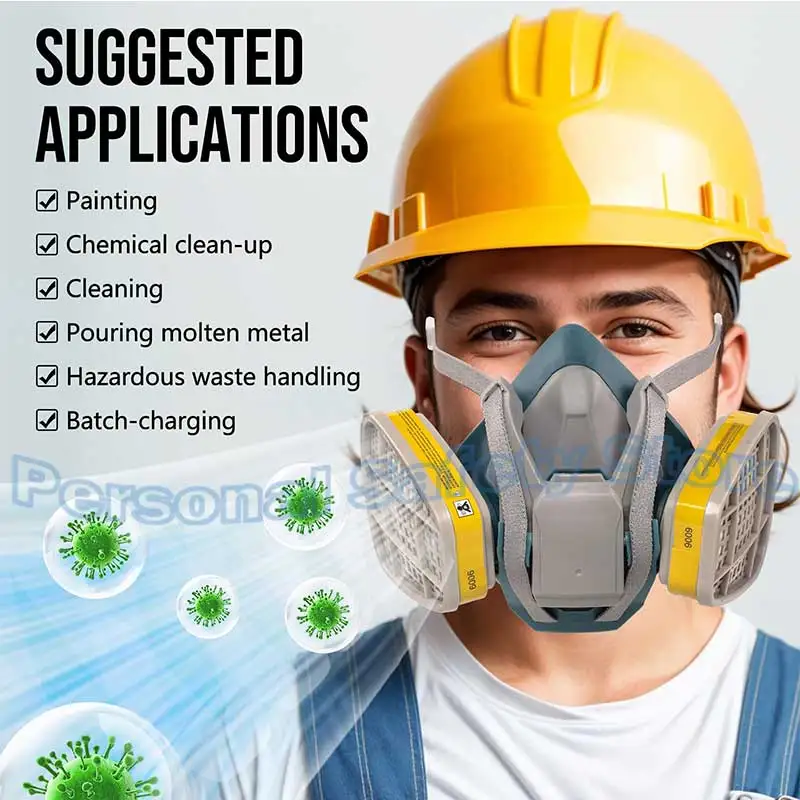 Organic 6006 6001 Filter Cartridge Dustproof Cotton 5N11 5P71 For 6200/7502/6800 Gas Mask Chemical Respirator Painting Spraying