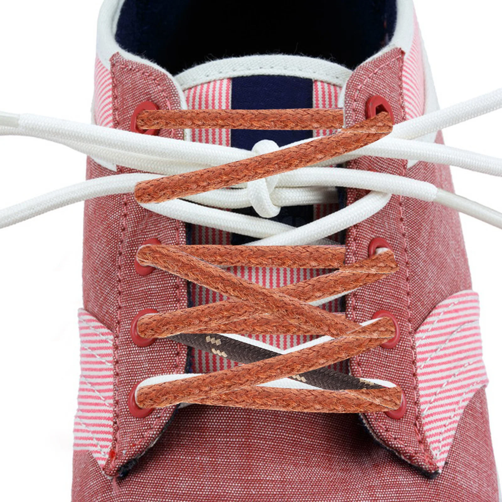 4 pares de cordones redondos encados para zapatos, cordones duraderos y elegantes para botas de vestir, cordones de moda para hombres y mujeres